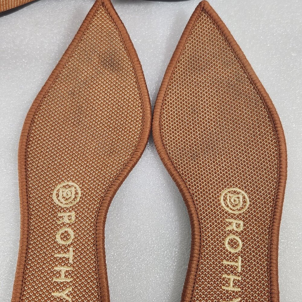 ROTHYS The Point Ballet Flat In Fawn Size W7.5 - Picture 7 of 13